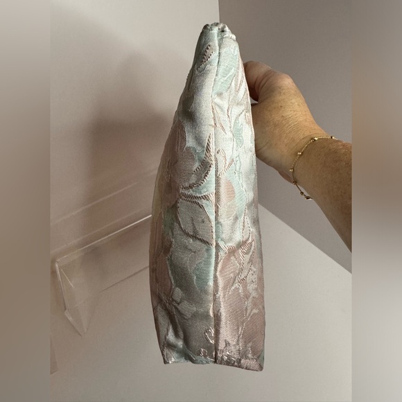 Vince Camuto Brocade Floral Cosmetic Bag in Pastel Hues - Picture 6 of 10